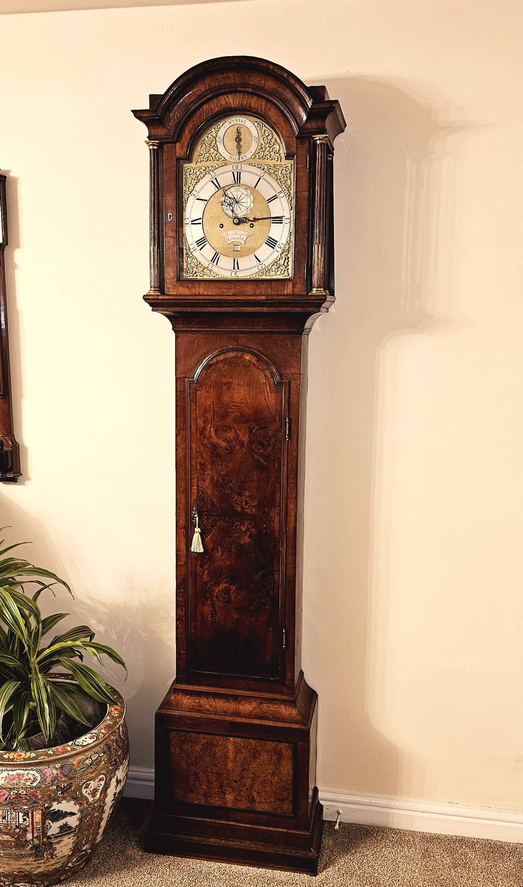 Walnut clock